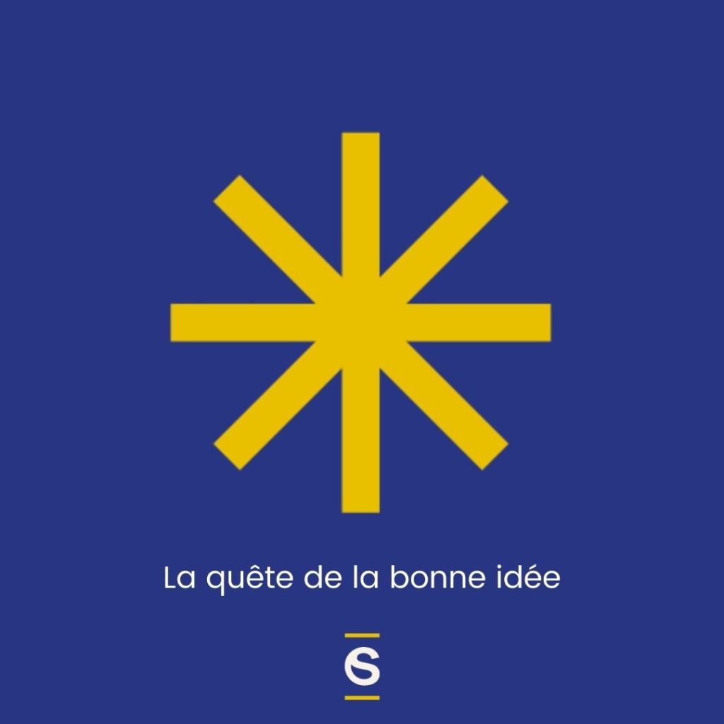 Une étoile comme la quête de la bonne idée
ACSENS SYMBOLE ARCHITECTURE DE MARQUE !