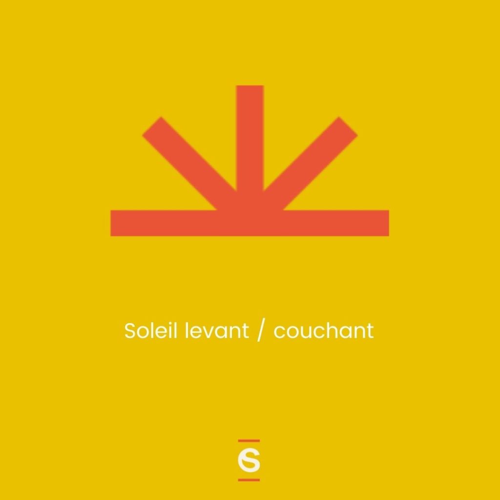 Une étoile pour le soleil levant ou couchant
ACSENS SYMBOLE ARCHITECTURE DE MARQUE !